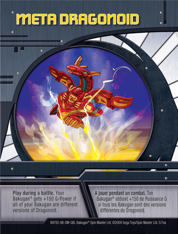 Карта способностей Meta dragonoid Карта способностей Meta dragonoid