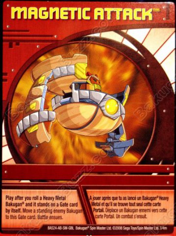 Карта способностей Magnetic attack Карта способностей Magnetic attack