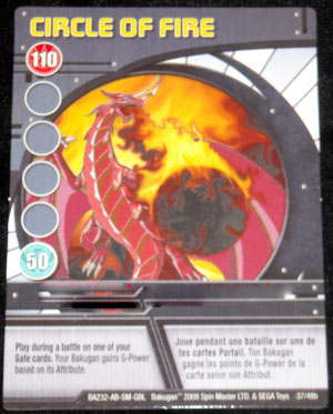 Карта способностей Circle of fire Карта способностей Circle of fire