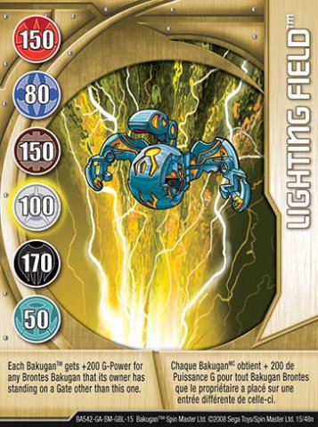 Карта ворот Lightning field Карта ворот Lightning field