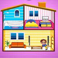 Игра Строим дом для Барби Игра Строим дом для Барби