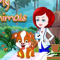 Игра Уход за малышами животными Игра Уход за малышами животными