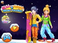 Игра Зимние каникулы Анны и Эльзы Игра Зимние каникулы Анны и Эльзы