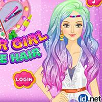 Игра Новый цвет волос Игра Новый цвет волос