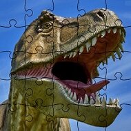 Игра Динозавры пазлы