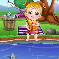Игра Малышка Хейзел на рыбалке