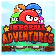 Игра Приключения красного шара-героя