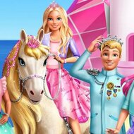 Игра Приключения принцессы Барби: пазлы