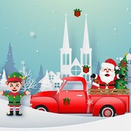 Игра Рождественские грузовики: найди скрытые подарки