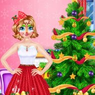 Игра Рождественский фейс-арт для Анны