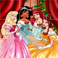 Игра Рождество принцесс: пазлы