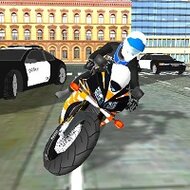 Игра Симулятор полицейского мотоцикла