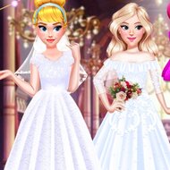 Игра Создай свадебные платья для принцесс