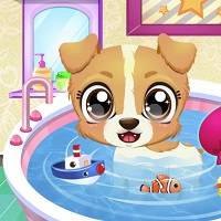 Игра Белка и Стрелка: уход за Диной Игра Белка и Стрелка: уход за Диной