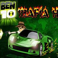Игра Бен 10: Езда и стрельба Игра Бен 10: Езда и стрельба