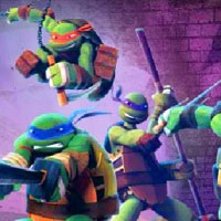 Игра Черепашки Ниндзя убегают Игра Черепашки Ниндзя убегают