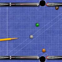 Игра Чертежный биллиард Игра Чертежный биллиард онлайн