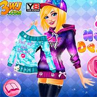 Игра Дизайн толстовки с Элли Игра Дизайн толстовки с Элли