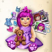 Игра Для девочек 2-3 лет: создай куклу Игра Для девочек 2-3 лет: создай куклу