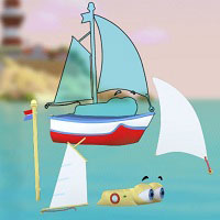 Игра Для мальчиков 2-3 лет: конструктор лодок Игра Для мальчиков 2-3 лет: конструктор лодок