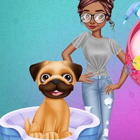 Игра Для девушек уход за щенком Игра Для девушек уход за щенком онлайн