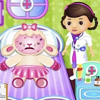 Игра Доктор Плюшева лечит Эльзу Игра Доктор Плюшева лечит Эльзу