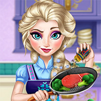 Игра Эльза готовит Игра Эльза готовит