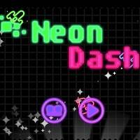 Игра Geometry Neon Dash Игра Geometry Neon Dash онлайн