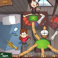 Игра Гравити Фолз - гольф на двоих Игра Гравити Фолз - гольф на двоих онлайн