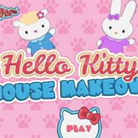 Игра Хелло Китти переделывают дом Игра Хелло Китти переделывают дом