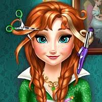 Игра Холодное Сердце Прически для Анны Игра Холодное Сердце Прически для Анны