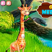 Игра Жираф у доктора Игра Жираф у доктора онлайн