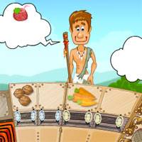 Игра Кафе: Первобытная кухня Игра Кафе: Первобытная кухня