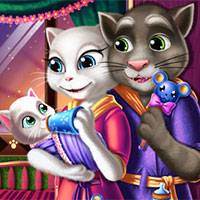 Игра Кормить кошку Анжелу Игра Кормить кошку Анжелу