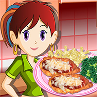 Игра Кухня Сары: Курица с пармезаном Игра Кухня Сары: Курица с пармезаном