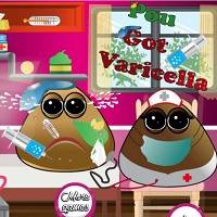 Игра Лечить Поу от ветрянки Игра Лечить Поу от ветрянки