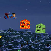 Игра Лего Майнкрафт: полет Супермена Игра Лего Майнкрафт: полет Супермена
