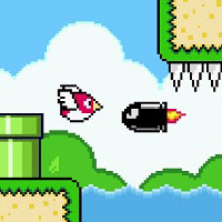 Игра Летающая птичка Игра Летающая птичка онлайн