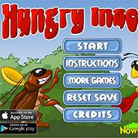 Игра Логические: голодные насекомые Игра Логические: голодные насекомые онлайн