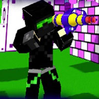 Игра Майнкрафт 2: пейнтбольные стрелялки Игра Майнкрафт 2: пейнтбольные стрелялки
