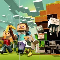Игра Майнкрафт: пазлы для девочек Игра Майнкрафт: пазлы для девочек онлайн