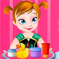 Игра Маленькая Анна и пони Игра Маленькая Анна и пони
