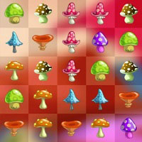 Игра Матч 3: грибы Игра Матч 3: грибы