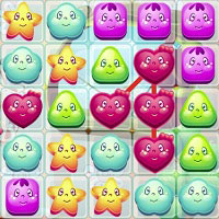Игра Матч 3 мультяшных конфет Игра Матч 3 мультяшных конфет
