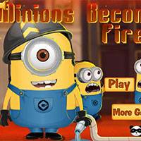 Игра Миньоны пожарные Игра Миньоны пожарные