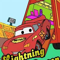 Игра Молния Маквин раскраска Игра Молния Маквин раскраска онлайн
