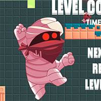 Игра Мумия собирает кристаллы Игра Мумия собирает кристаллы