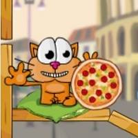 Игра Накорми кота пиццей Игра Накорми кота пиццей