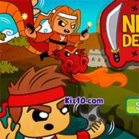 Игра Ниндзя защитник Игра Ниндзя защитник онлайн
