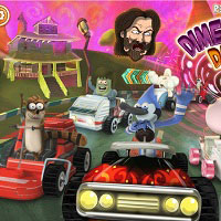 Игра Обычный мультик: безумные гонки Игра Обычный мультик: безумные гонки онлайн